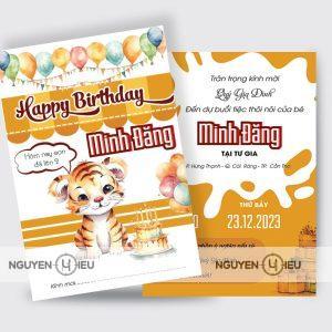 Thiệp sinh nhật Hiếu Nguyễn thiết kế